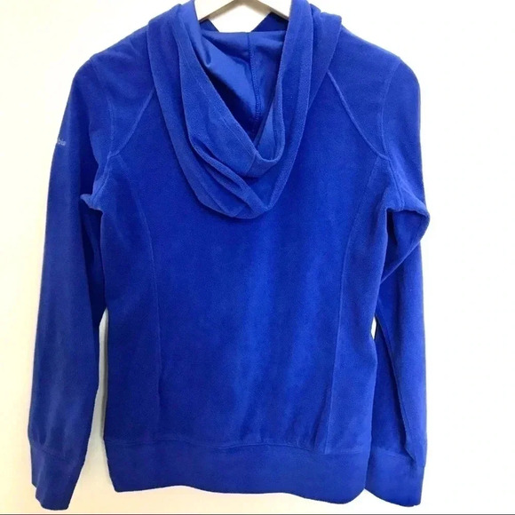 Columbia Periwinkle Arctic Air microfleece Hoodie - Picture 1 of 7
